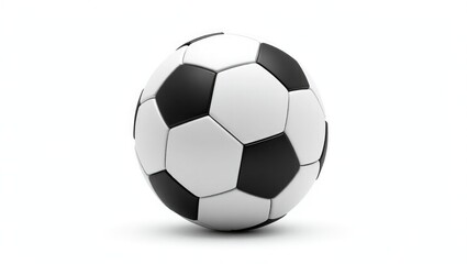 Soccer ball, set against a white background.