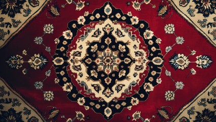 Part of Persian Carpet Pattern, abstract design