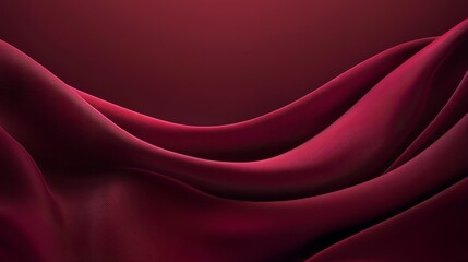 Obraz premium Elegant burgundy gradient background with soft lighting, creating a modern studio space for product display, minimal design