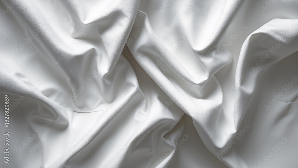 Aufkleber high-definition image of wrinkled canvas