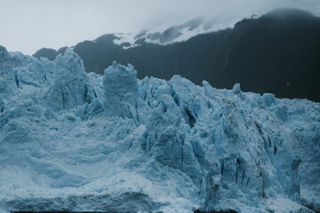 Kenai Fjords National Park cruise glacier view in Seward Anchorage Alaska, Holgate Glacier