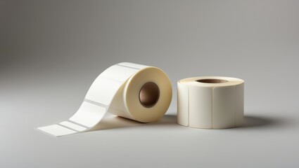 Blank sticky label roll designed for thermal transfer printing