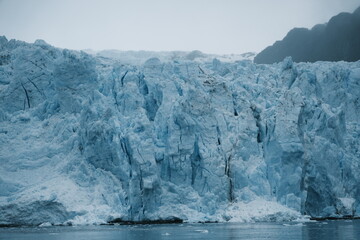 Kenai Fjords National Park cruise glacier view in Seward Anchorage Alaska, Holgate Glacier