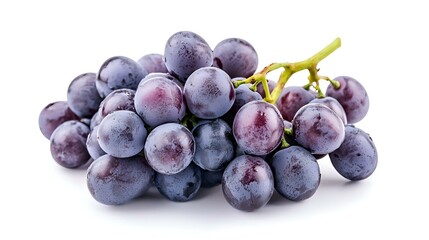 Fototapeta premium Fresh grapes isolated on white background