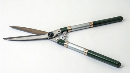 Hedge shears isolated on white background