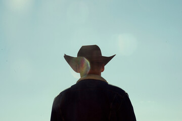 Cowboy in the sun