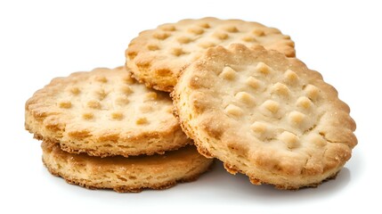 Maria biscuit isolated on a white background