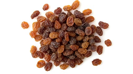 Fototapeta premium Dried Raisins Isolated on White Background