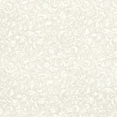 Floral ornament background paper, seamless fabric with textured pattern
