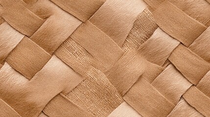 Fototapeta premium Woven Burlap and Fabric Texture Background