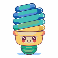 Cute ice cream cone character illustration fun and playful design digital art whimsical environment close-up view cheerful concept