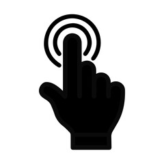 touch glyph icon