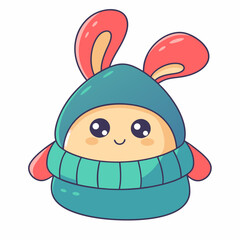 Cute cartoon character adventure imaginative world digital art playful environment close-up fun concept