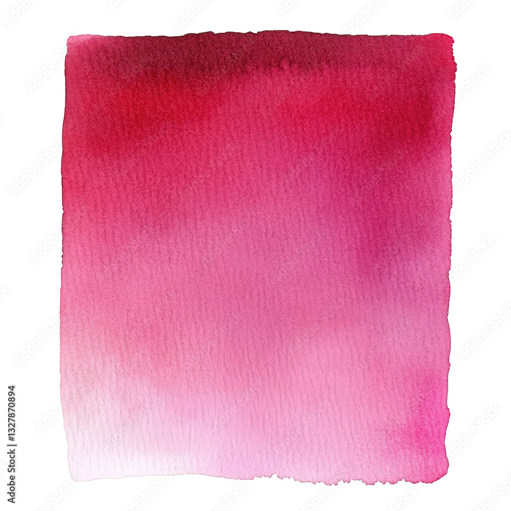 Poster a vibrant watercolor gradient transitioning from deep pink to lighter shades creating a soft and art