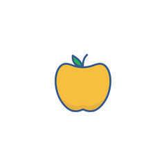 Apple Simple Vector Icon
