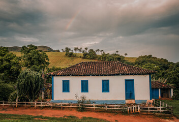 old house in the mountains