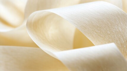 Delicate Creamy Ribbon Texture for Background or Design Use