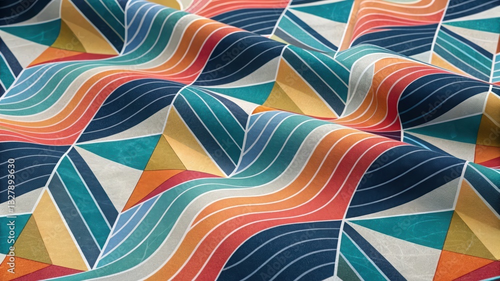Poster colorful abstract pattern representing dynamic ideas and creative concepts in a vivid design format