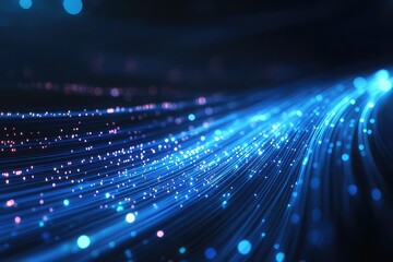 fiber optics background with lots light spots
