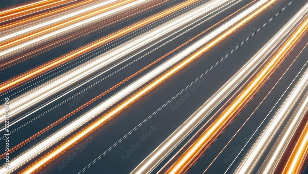 Poster stunning long exposure of colorful light trails creating an abstract seamless pattern of energy