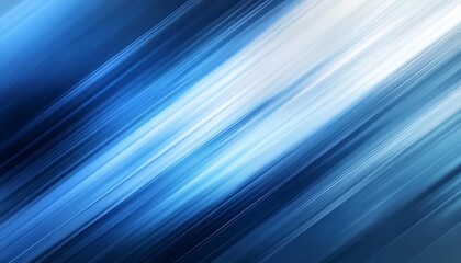 Dynamic Blue and White Abstract Streaks Background Illustration, Motion Blur Effect, Smooth Lines, Modern Style, Perfect for Technology Projects
