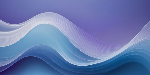 Fototapeta premium Abstract fluid holographic iridescent purple curved wave in dark background 3d render. Gradient design element for backgrounds, and wallpapers.artistic, colourful, contemporary, curve, cyan,6