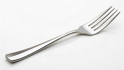 Silverware, Fork, Cutlery, Tableware on White Background