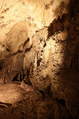 Obraz premium Rock formations in Carlsbad Caverns National Park, New Mexico