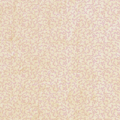 Leaf floral ornamental paper, seamless patterned fabric