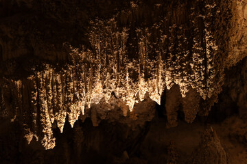 Rock formations in Carlsbad Caverns National Park, New Mexico