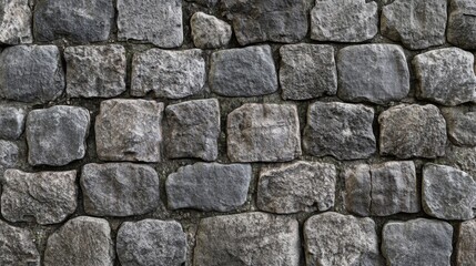 Grey Cobblestone Pavement Texture Background