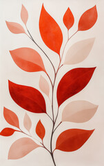Retro style floral texture art background
