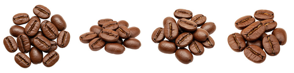 Set of Roasted Coffee Beans