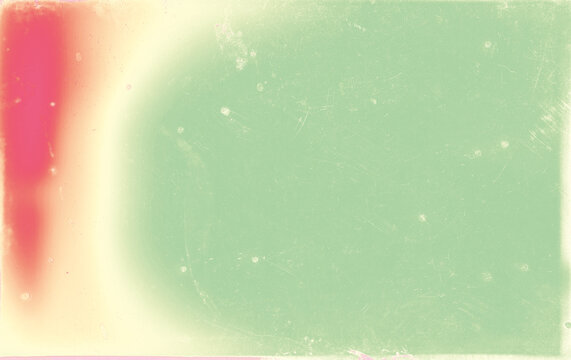 Retro photo film lens ligth leak template with white dust, scratches and red and green glare on transparent background. Template for art design, vintage film effects, and light leak	
