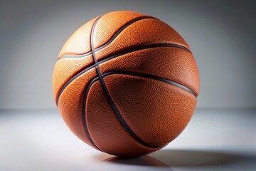 Obraz premium Looping Basketball Spin: High-Resolution Product Photography with Alpha Channel