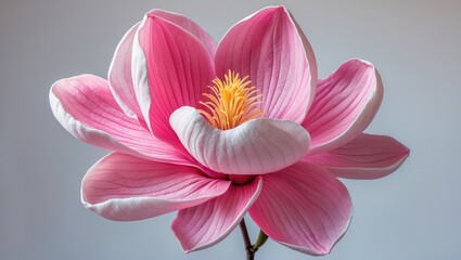 Obraz premium BEAUTIFUL FLOWER WITH LARGE PINK PETALS