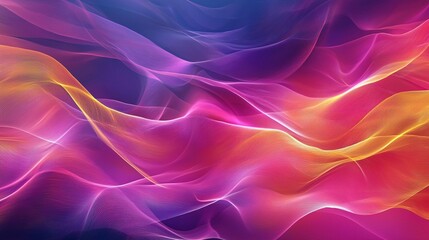 Abstract colorful flowing wave background.