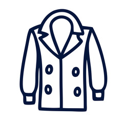white lab coat design illustration