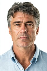 Obraz premium Portrait of a Confident Middle-Aged Man