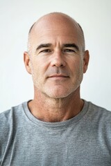 Obraz premium Portrait of a Confident Middle-Aged Man