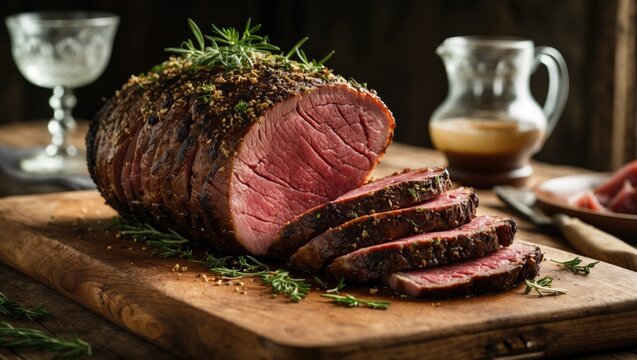 Dry Aged Barbecue Roasted Beef