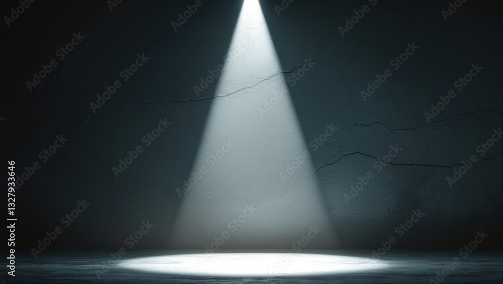 Aufkleber Realistic blurred natural light and window shadow overlay on wall texture create an abstract background. Blurred overlay effect for mock-up and photo with diagonal lines of light shadow ray.