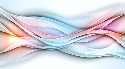 Naklejka premium Abstract fluid shapes in soft colors for design templates and creative digital art use