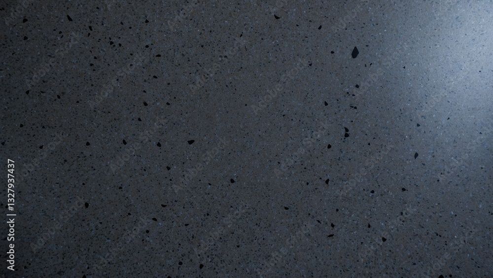 Poster real black terrazzo marble pattern tile intended for interior flooring material. grey terrazzo chips