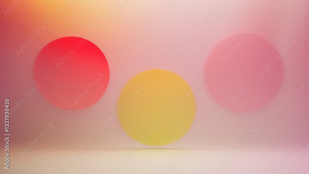 Poster abstract gradient blurred pattern vibrant with grain noise effect background, for product design and