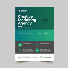 corporate flyer design modern design template