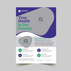 medical flyer design

