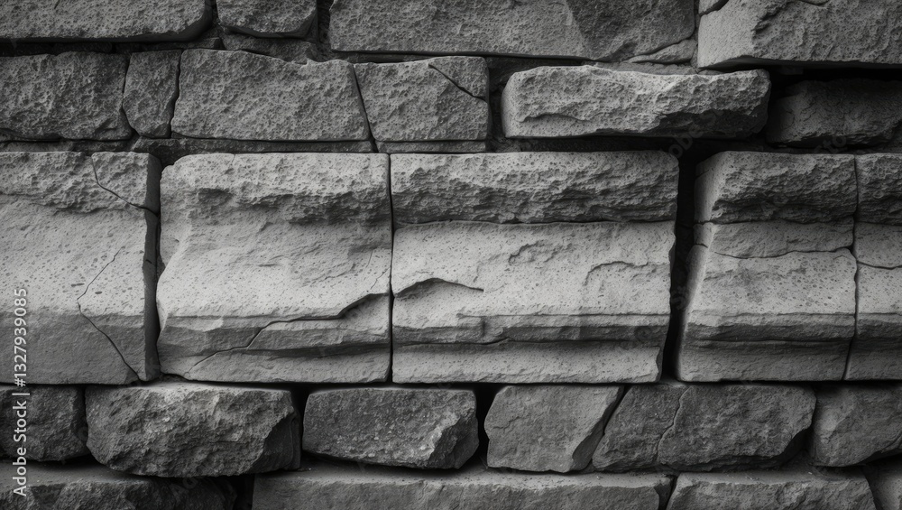 Aufkleber Texture and background of stones. Rock texture. Abstract background and texture for design. Paint splashes. Rock surface featuring cracks. Abstract wall surface. Dark background. Rock texture. Ston...
