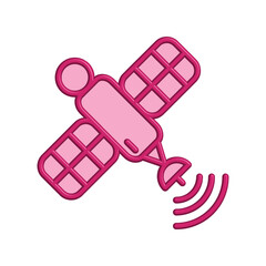 Satellite icon design template