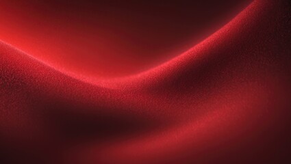 Abstract Red gradient soft background with grainy noise texture banner.